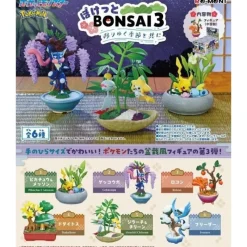 RE-MENT Pokemon Pocket BONSAI 3 Utsuriyuku Kisetsu to Tomo ni All 6 Types Set Figure