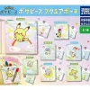 TAKARA TOMY ARTS Pokemon Poke Piece Square Pouch All 7 type Set Capsule Toy JAPAN OFFICIAL