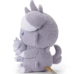 Takara Tomy Pokemon Pokepeace Espurr with Mini Plush Ver. Plush Doll JAPAN OFFICIAL