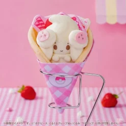 Takara Tomy Pokemon Pokepeace KuruKuru Crepe Alcremie Plush Doll JAPAN OFFICIAL