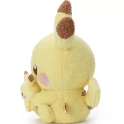 Takara Tomy Pokemon|Plush Toy*Pokemon Pokepeace Pikachu with Mini Plush Ver. Plush Doll JAPAN OFFICIAL