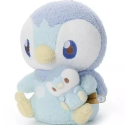 Takara Tomy Pokemon Pokepeace Piplup with Mini Plush Ver. Plush Doll JAPAN OFFICIAL