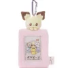 TAKARA TOMY ARTS Pokemon Pokepeace Plush Card Case Pichu JAPAN OFFICIAL