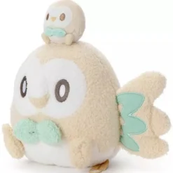 Takara Tomy Pokemon|Plush*Pokemon Pokepeace Rowlet with Mini Plush Ver. Plush Doll JAPAN OFFICIAL