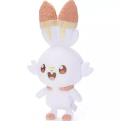 Takara Tomy Pokemon Pokepeace Scorbunny Plush Doll M JAPAN OFFICIAL