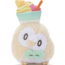 TAKARA TOMY ARTS Pokemon|Plush Toy*Pokemon Pokepeace Sweets Ver. Plush Doll Rowlet JAPAN OFFICIAL