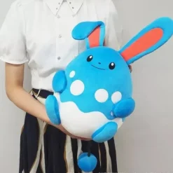Sanei Boeki Pokemon|Plush Toy*Pokemon Potehagu Cushion Azumarill JAPAN OFFICIAL