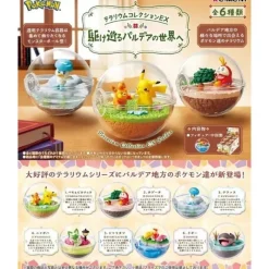 RE-MENT Pokemon Terrarium Collection EX Kakemeguru Paldea no Sekai e All 6 type Figure