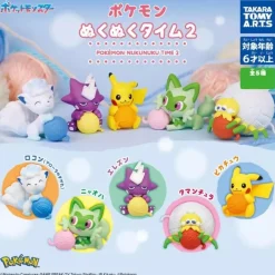 Takara Tomy A.R.T.S Pokemon Warm Time 2 Complete Set Figure Capsule toy JAPAN OFFICIAL