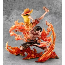 MegaHouse Figure|One Piece*P.O.P ONE PIECE NEO-MAXIMUM Luffy & Ace Bonds of Brothers 20th LIMITED Figure