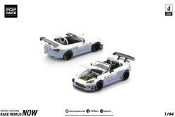 POP RACE Honda Pandem S2000 White 1/64 JAPAN OFFICIAL