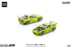 POP RACE Mazda RX-7 FC3S RE Amemiya Luminous Green 1/64 JAPAN OFFICIAL