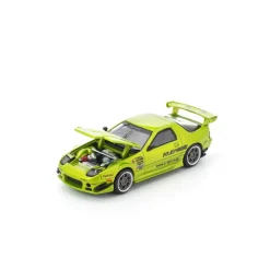 POP RACE Mazda RX-7 FC3S RE Amemiya Luminous Green 1/64 JAPAN OFFICIAL