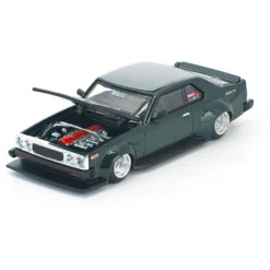 POP RACE Other Toys & Hobbies*Nissan C210 Dark Green 1/64 JAPAN OFFICIAL
