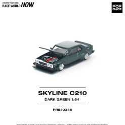 POP RACE Other Toys & Hobbies*Nissan C210 Dark Green 1/64 JAPAN OFFICIAL