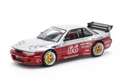 Pop Race Pandem Silvia Moontech Red 1/64 Miniature Car JAPAN OFFICIAL