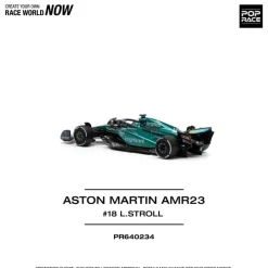 POPRACE Aston Martin AMR23 Lance Stroll 1/64 JAPAN OFFICIAL