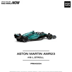 POPRACE Aston Martin AMR23 Lance Stroll 1/64 JAPAN OFFICIAL
