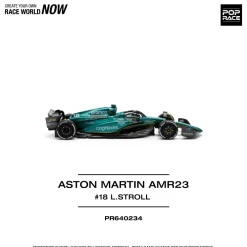 POPRACE Aston Martin AMR23 Lance Stroll 1/64 JAPAN OFFICIAL