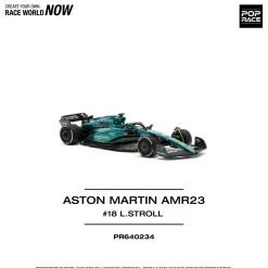 POPRACE Aston Martin AMR23 Lance Stroll 1/64 JAPAN OFFICIAL