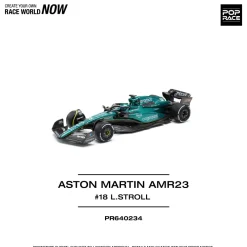 POPRACE Aston Martin AMR23 Lance Stroll 1/64 JAPAN OFFICIAL
