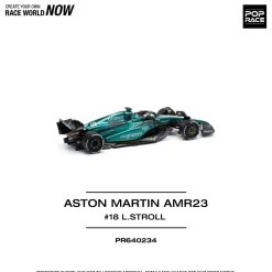 POPRACE Aston Martin AMR23 Lance Stroll 1/64 JAPAN OFFICIAL