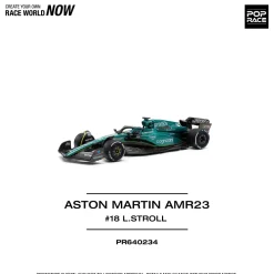 POPRACE Aston Martin AMR23 Lance Stroll 1/64 JAPAN OFFICIAL