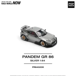POPRACE Pandem GR 86 Silver 1/64 JAPAN OFFICIAL