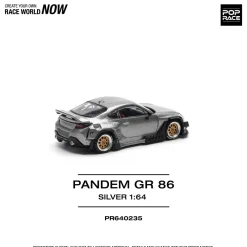 POPRACE Pandem GR 86 Silver 1/64 JAPAN OFFICIAL