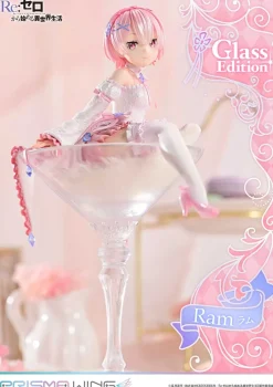 Prime 1 Studio Figure*PRISMA WING Re:ZERO Starting Life in Another World Ram Glass Edition 1/7 Figure