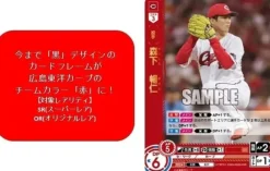 Bushiroad Cards*Professional Baseball Card Dream Order Hiroshima Toyo Carp Booster Pack Box TCG