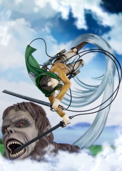 FROOF PROOF Attack on Titan Levi vs Beast Titan Figure JAPAN OFFICIAL