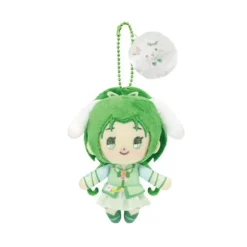 BANDAI Purinui Mascot Yes! PreCure 5 GoGo! x Sanrio Cure Mint x Cinnamoroll Plush JAPAN