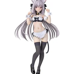 Q-six Q six Luna Sakurakouji Cat eared Maid 1/6 Figure JAPAN OFFICIAL