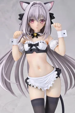 Q-six Q six Luna Sakurakouji Cat eared Maid 1/6 Figure JAPAN OFFICIAL