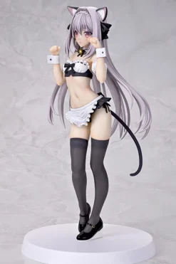 Q-six Q six Luna Sakurakouji Cat eared Maid 1/6 Figure JAPAN OFFICIAL