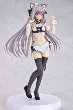 Q-six Q six Luna Sakurakouji Cat eared Maid 1/6 Figure JAPAN OFFICIAL