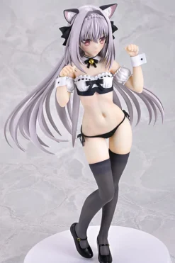 Q-six Q six Luna Sakurakouji Cat eared Maid 1/6 Figure JAPAN OFFICIAL