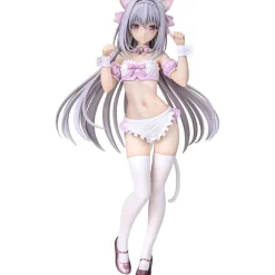 Q-six Figure*Q six Luna Sakurakouji Cat eared Maid Cherry Blossom Color ver. 1/6 Figure JAPAN