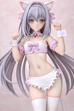 Q-six Figure*Q six Luna Sakurakouji Cat eared Maid Cherry Blossom Color ver. 1/6 Figure JAPAN
