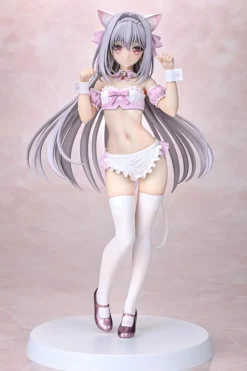 Q-six Figure*Q six Luna Sakurakouji Cat eared Maid Cherry Blossom Color ver. 1/6 Figure JAPAN