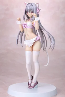 Q-six Figure*Q six Luna Sakurakouji Cat eared Maid Cherry Blossom Color ver. 1/6 Figure JAPAN