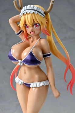 Q-six Figure*Miss Kobayashi's Dragon Maid Tohru Bikini Style Tan ver. 1/7 Figure JAPAN