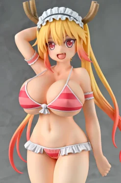 Q-six Miss Kobayashi's Dragon Maid Tohru Bikini Style 1/7 Figure JAPAN OFFICIAL