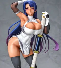 Q-Six Taimanin RPGX Awaki Wakamurasaki Yatsu Murasaki Sun Tan ver. 1/6 Figure