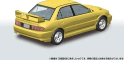 Aoshima RakuPla Snap Car CE9A Lancer GSR Evolution III 1995 Dandelion Yellow Model Kit