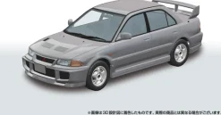 Aoshima RakuPla Snap Car CE9A Lancer GSR Evolution III 1995 Queen's Silver Model Kit