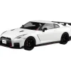 Aoshima Figure*RakuPla Snap Car No.05-BW R35 GT-R NISMO 2017 Brilliant White Pearl Model Kit
