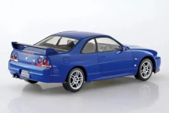 Aoshima RakuPla Snap Kit Nissan R33 Skyline GT-R Blue No.21-BE Model Kit