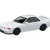 Aoshima Figure*RakuPla Snap Kit No.14CU-CW Nissan R32 Skyline GT-R Crystal White Model Kit
